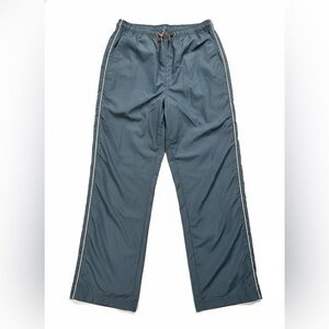 TRUE VINTAGE Mid-2000s Slate Blue Tech Track Pants